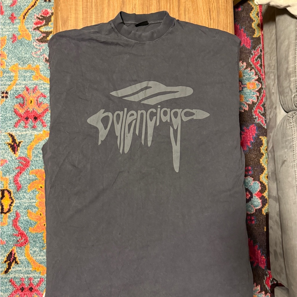 Balenciaga Charcoal Tee